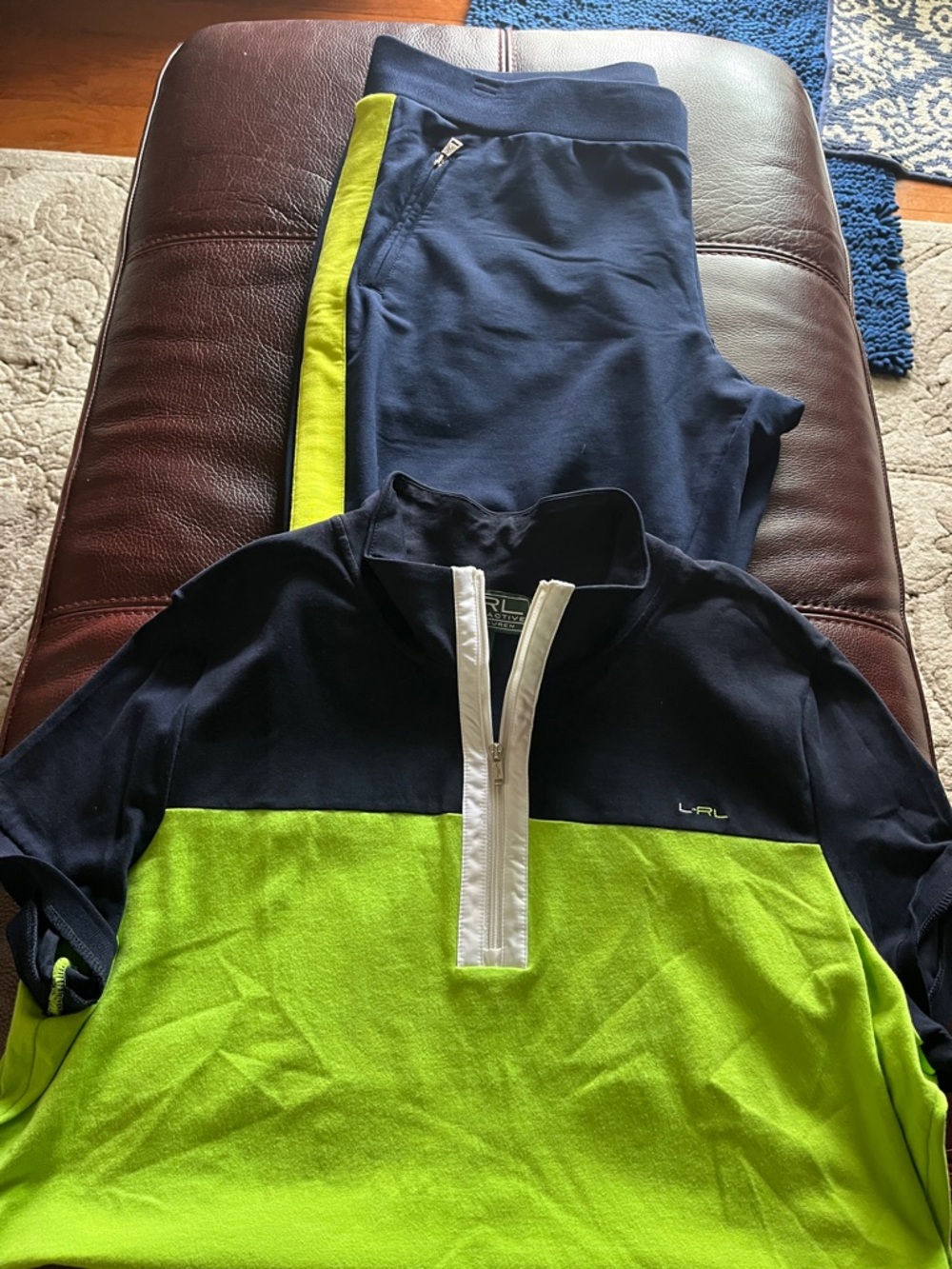 Ralph Lauren active jogging suit for women. Great colors great condition.